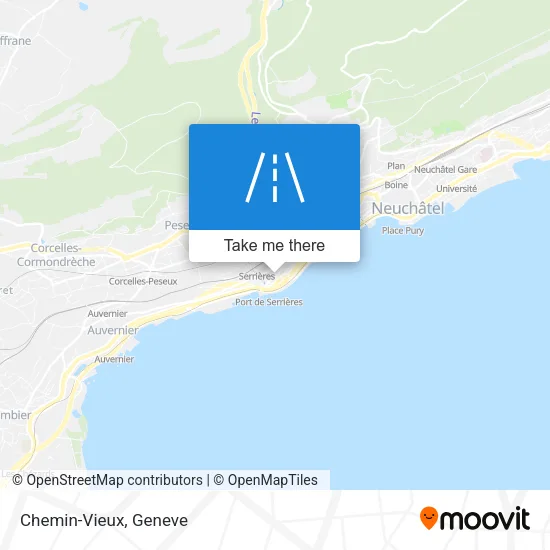 Chemin-Vieux map