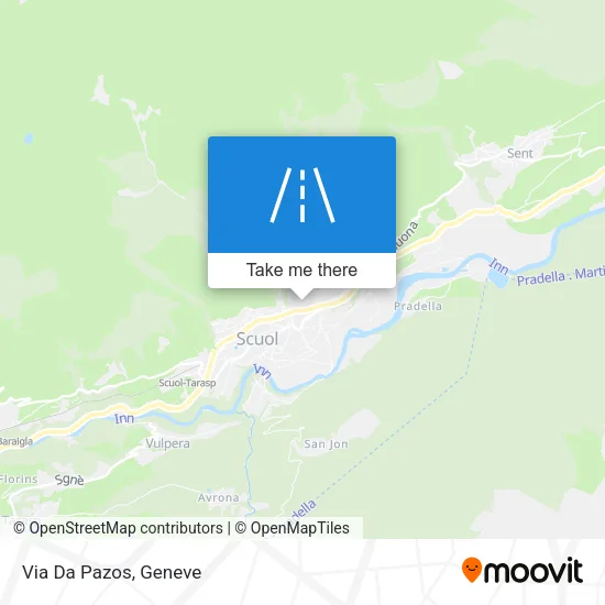 Via Da Pazos map