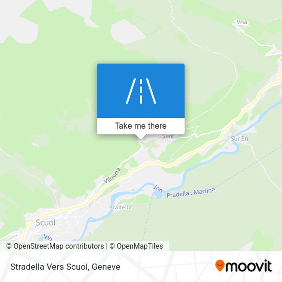 Stradella Vers Scuol map