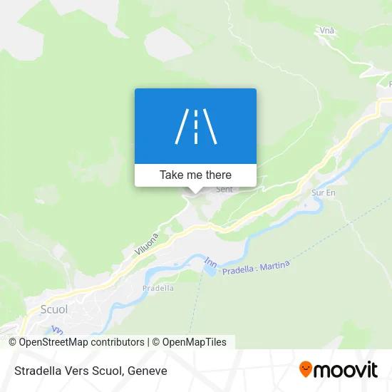 Stradella Vers Scuol map