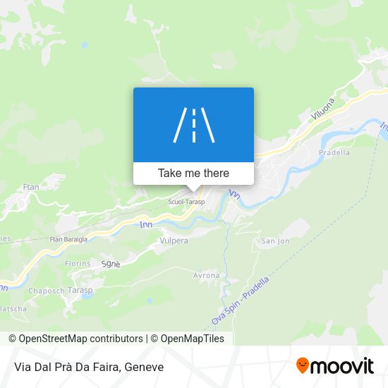 Via Dal Prà Da Faira map