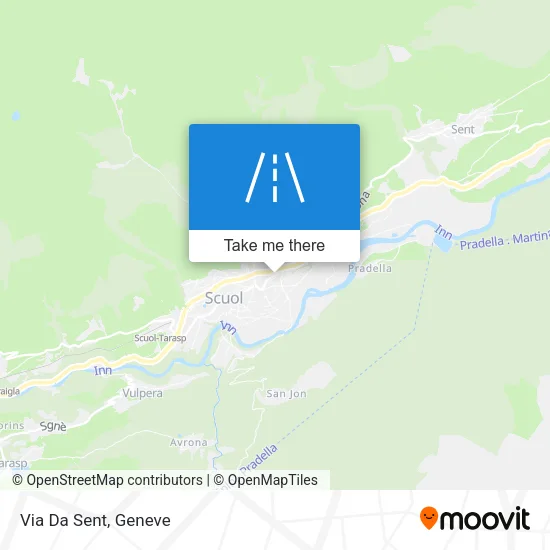 Via Da Sent map