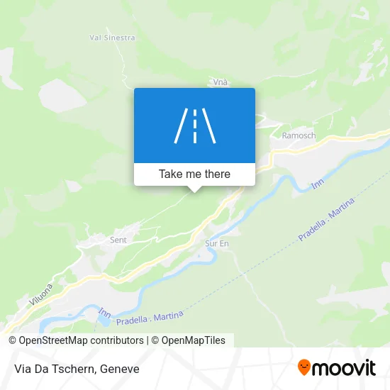 Via Da Tschern map