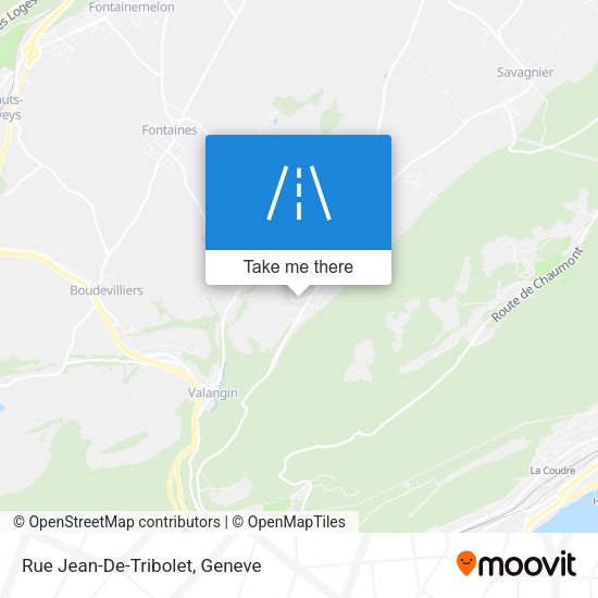 Rue Jean-De-Tribolet map