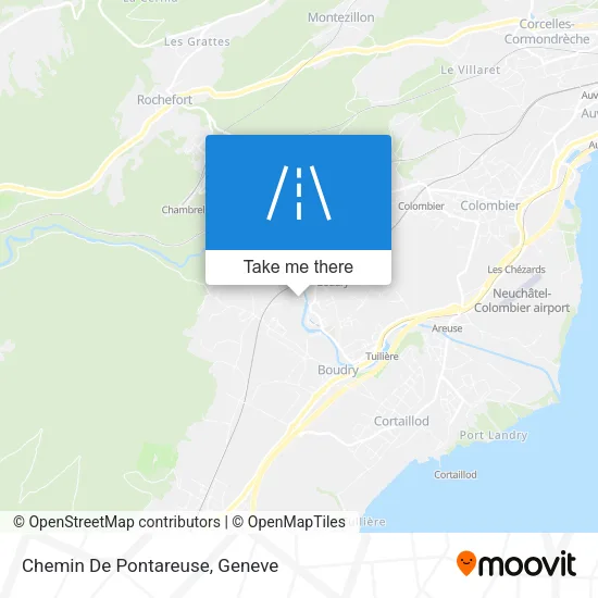 Chemin De Pontareuse map