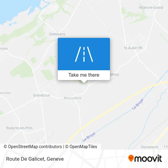 Route De Galicet plan