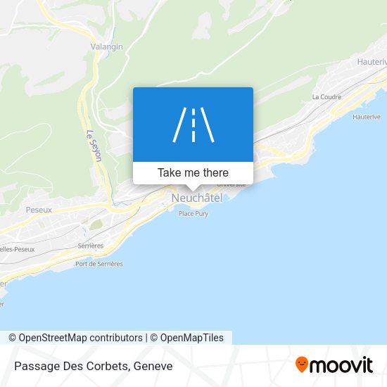Passage Des Corbets map