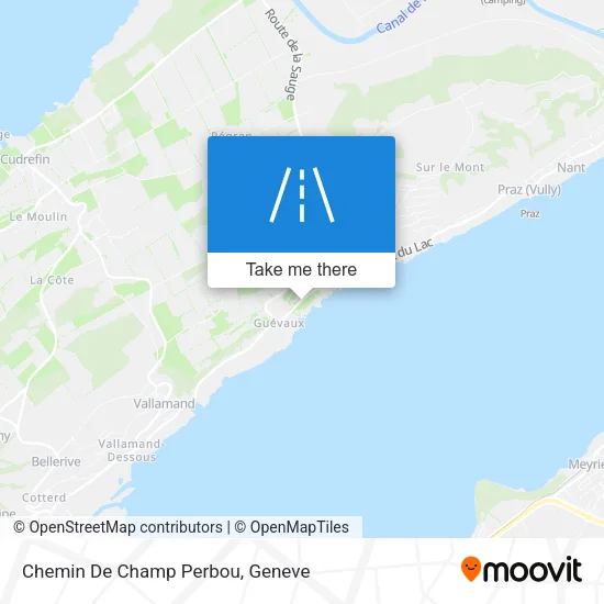 Chemin De Champ Perbou map