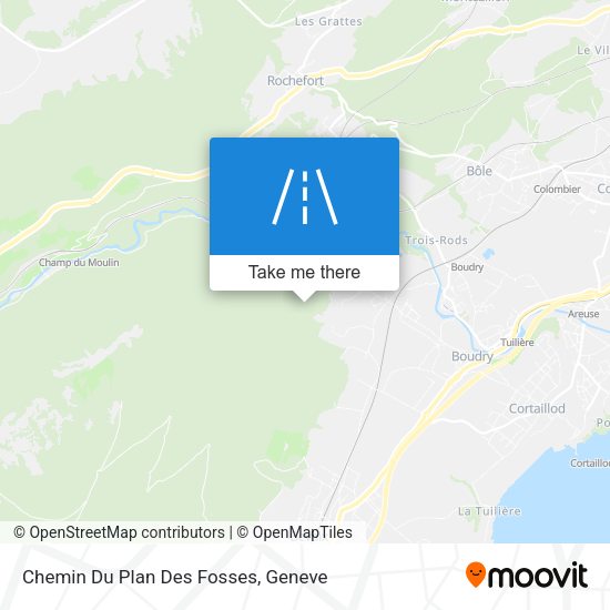 Chemin Du Plan Des Fosses map