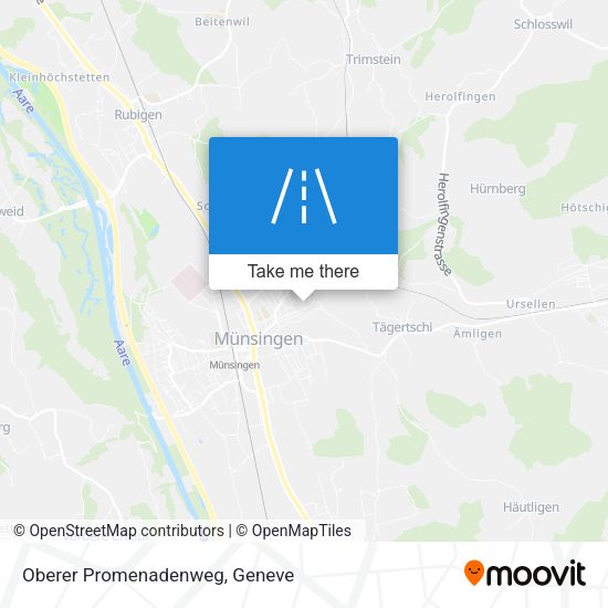 Oberer Promenadenweg map