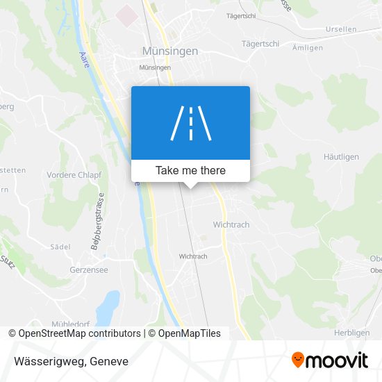 Wässerigweg map