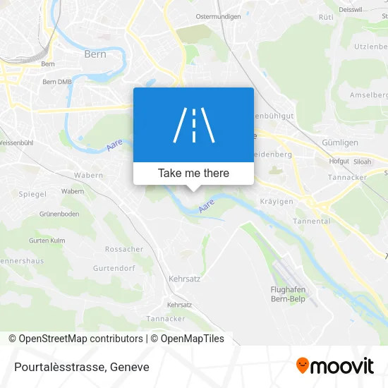 Pourtalèsstrasse map