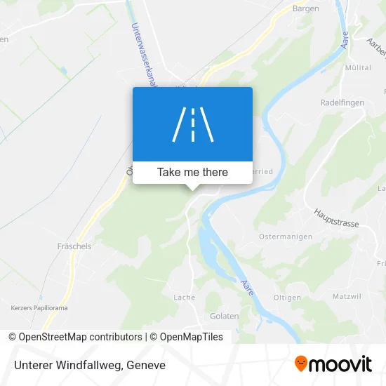 Unterer Windfallweg map