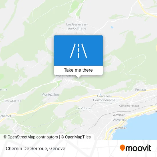 Chemin De Serroue map