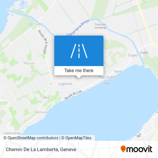 Chemin De La Lamberta map