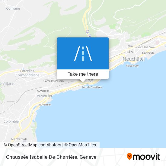 Chaussée Isabelle-De-Charrière map