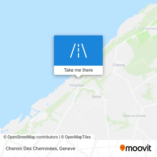 Chemin Des Cheminées map