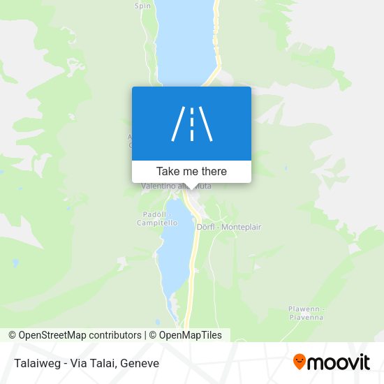 Talaiweg - Via Talai map