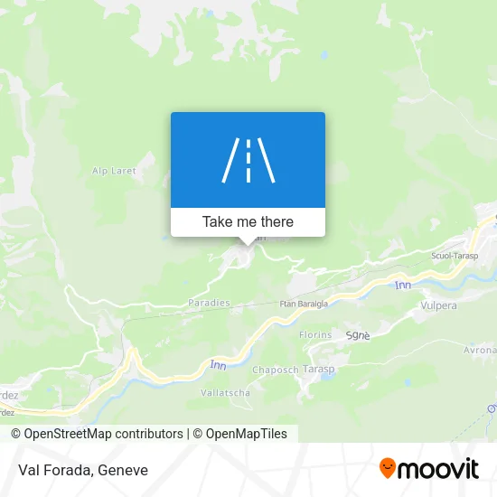 Val Forada map
