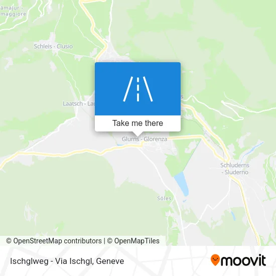 Ischglweg - Via Ischgl map