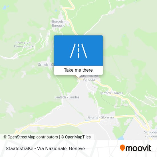 Staatsstraße - Via Nazionale map
