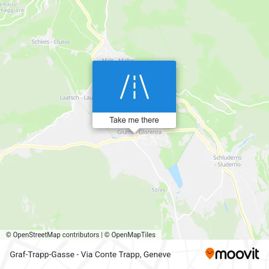 Graf-Trapp-Gasse - Via Conte Trapp map