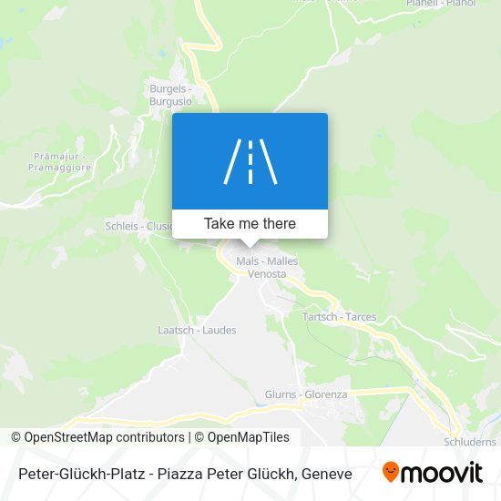 Peter-Glückh-Platz - Piazza Peter Glückh map