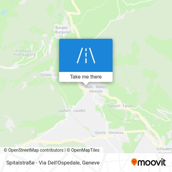 Spitalstraße - Via Dell'Ospedale map