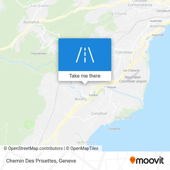 Chemin Des Prisettes map