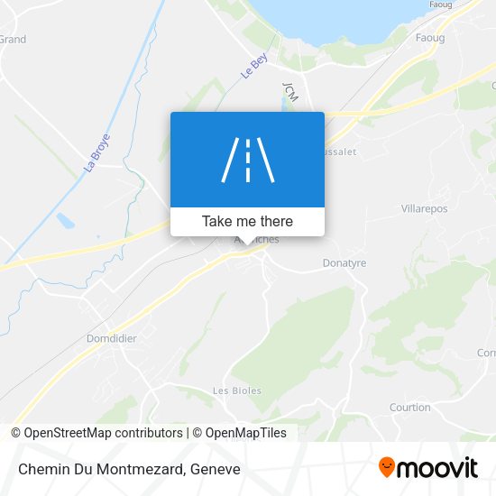 Chemin Du Montmezard map
