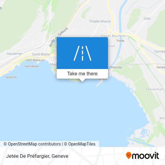 Jetée De Préfargier map