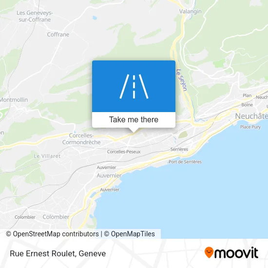 Rue Ernest Roulet map
