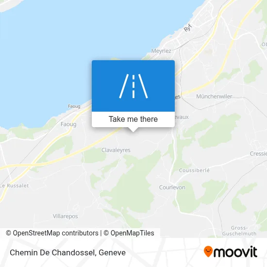 Chemin De Chandossel map