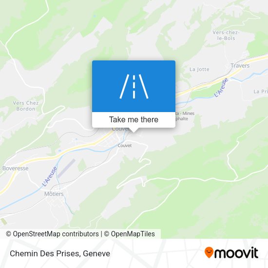Chemin Des Prises map