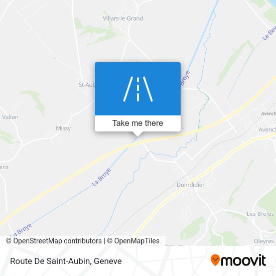 Route De Saint-Aubin map