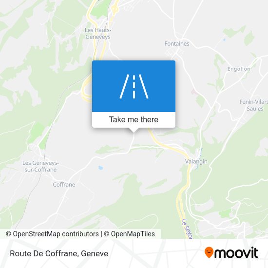 Route De Coffrane map