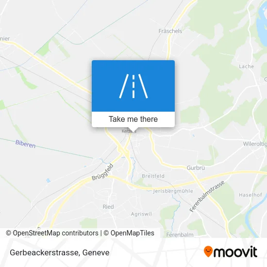 Gerbeackerstrasse map