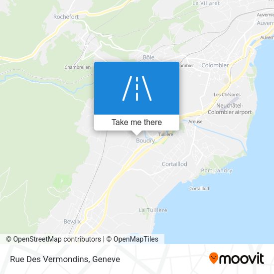 Rue Des Vermondins map