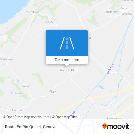 Route En Rin-Quillet map