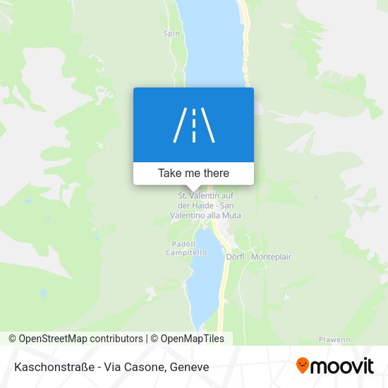 Kaschonstraße - Via Casone map