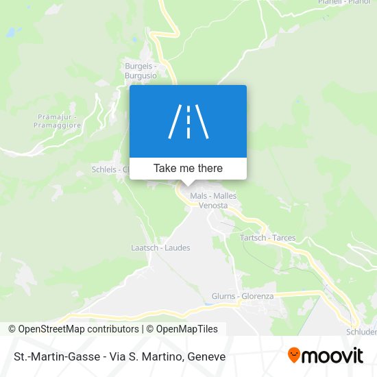 St.-Martin-Gasse - Via S. Martino map