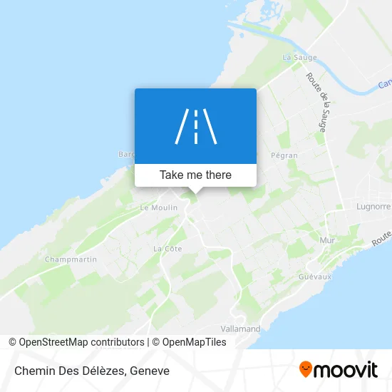 Chemin Des Délèzes map
