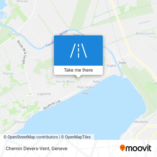 Chemin Devers-Vent map
