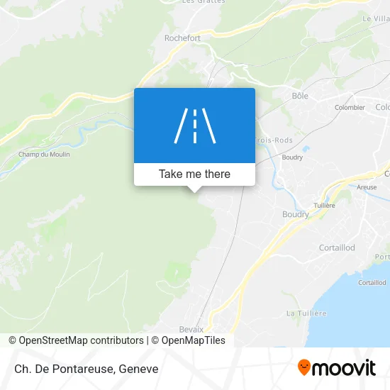 Ch. De Pontareuse map