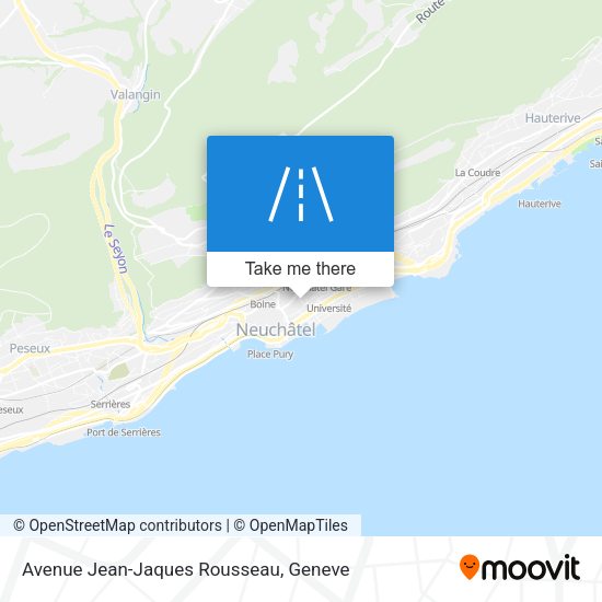 Avenue Jean-Jaques Rousseau map