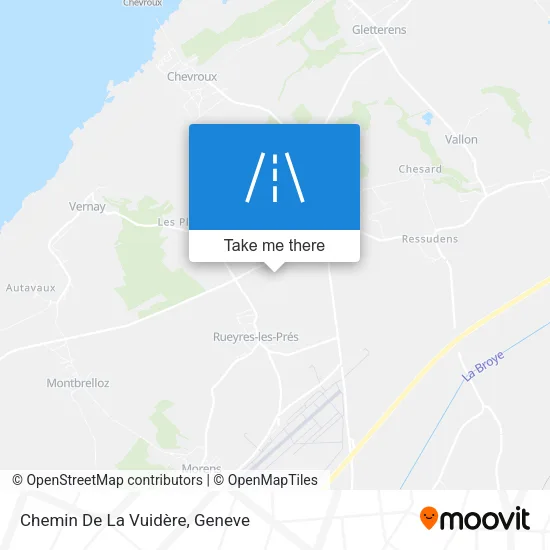 Chemin De La Vuidère map