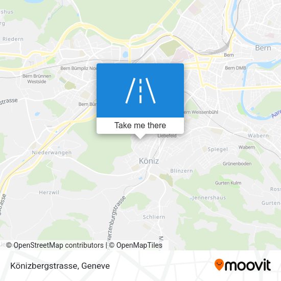 Könizbergstrasse map