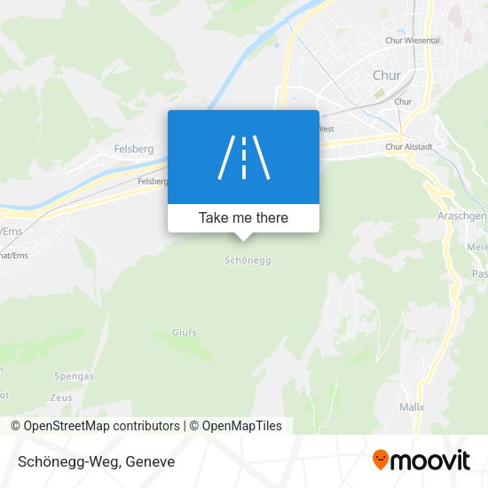 Schönegg-Weg map