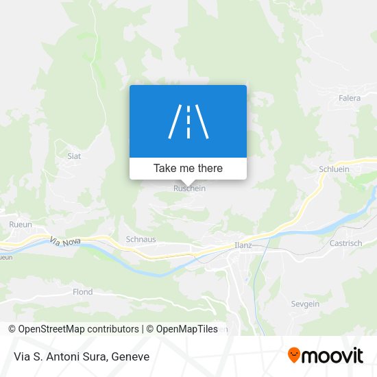 Via S. Antoni Sura map