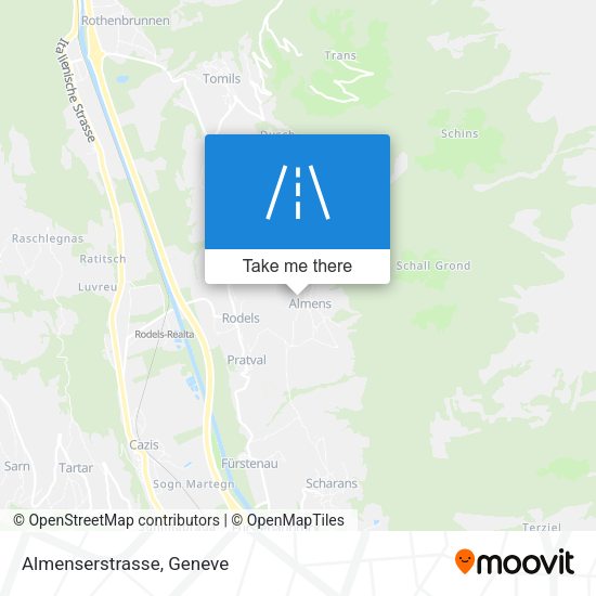 Almenserstrasse map